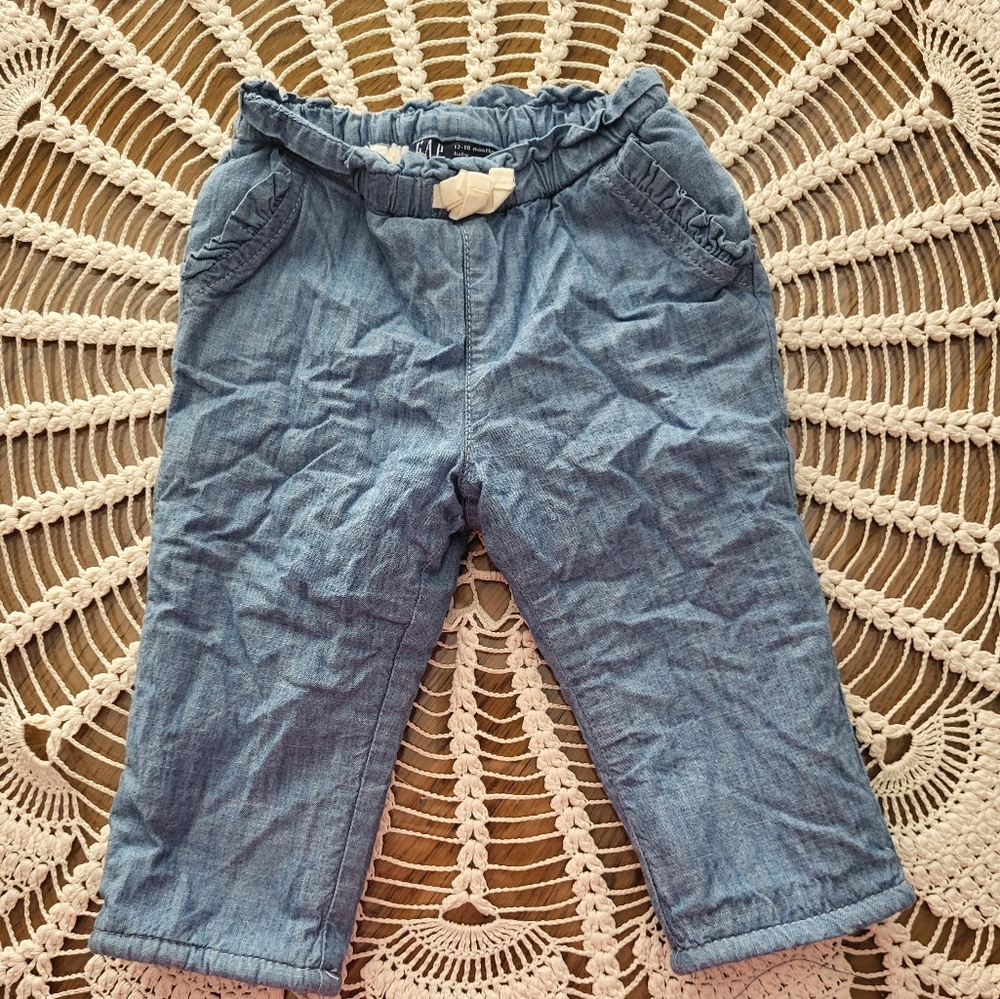 Gap Size 12-18 Month Sherpa Lined Pants